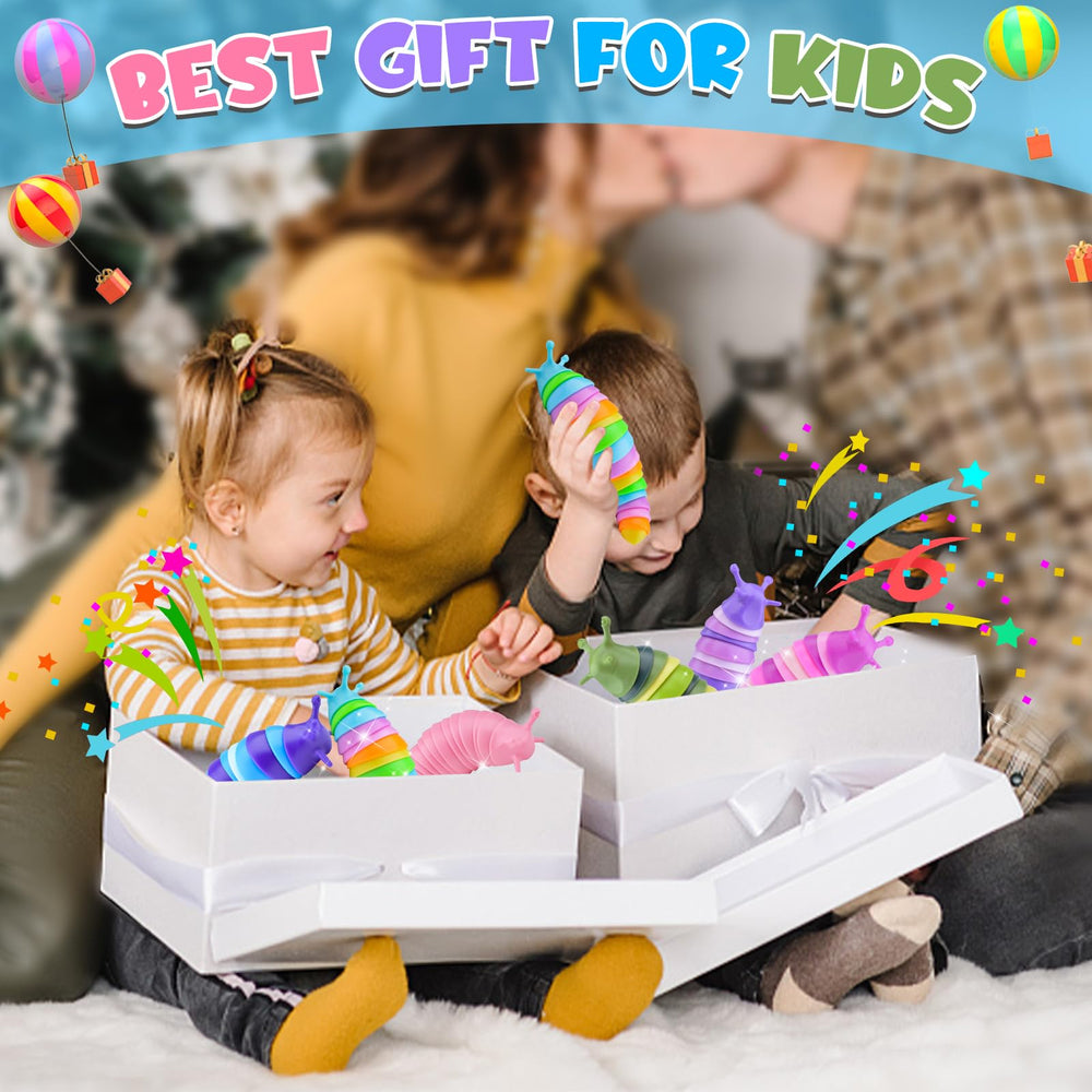 Cevioce slug fidget blue toy makes a versatile party favor.