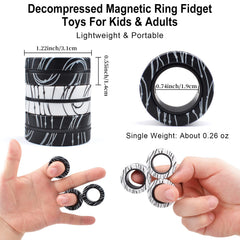 Cevioce anti-stress magnetic rings calm nerves during busy moments