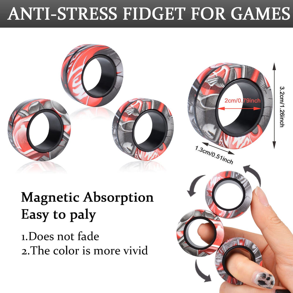Cevioce rings in motion demonstrate engaging fidget play for focus.
