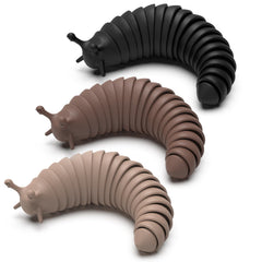 Cevioce Sensory Slug Toy close-up texture shows flexible body for tactile relief.