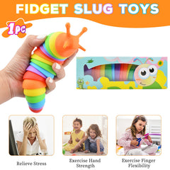Cevioce slug toy packaging shown as a gift-ready box.