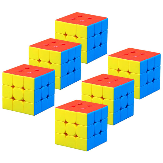 CFMOUR Moyu Meilong 3x3x3 6-pack speed cubes for quick solving and smooth turns