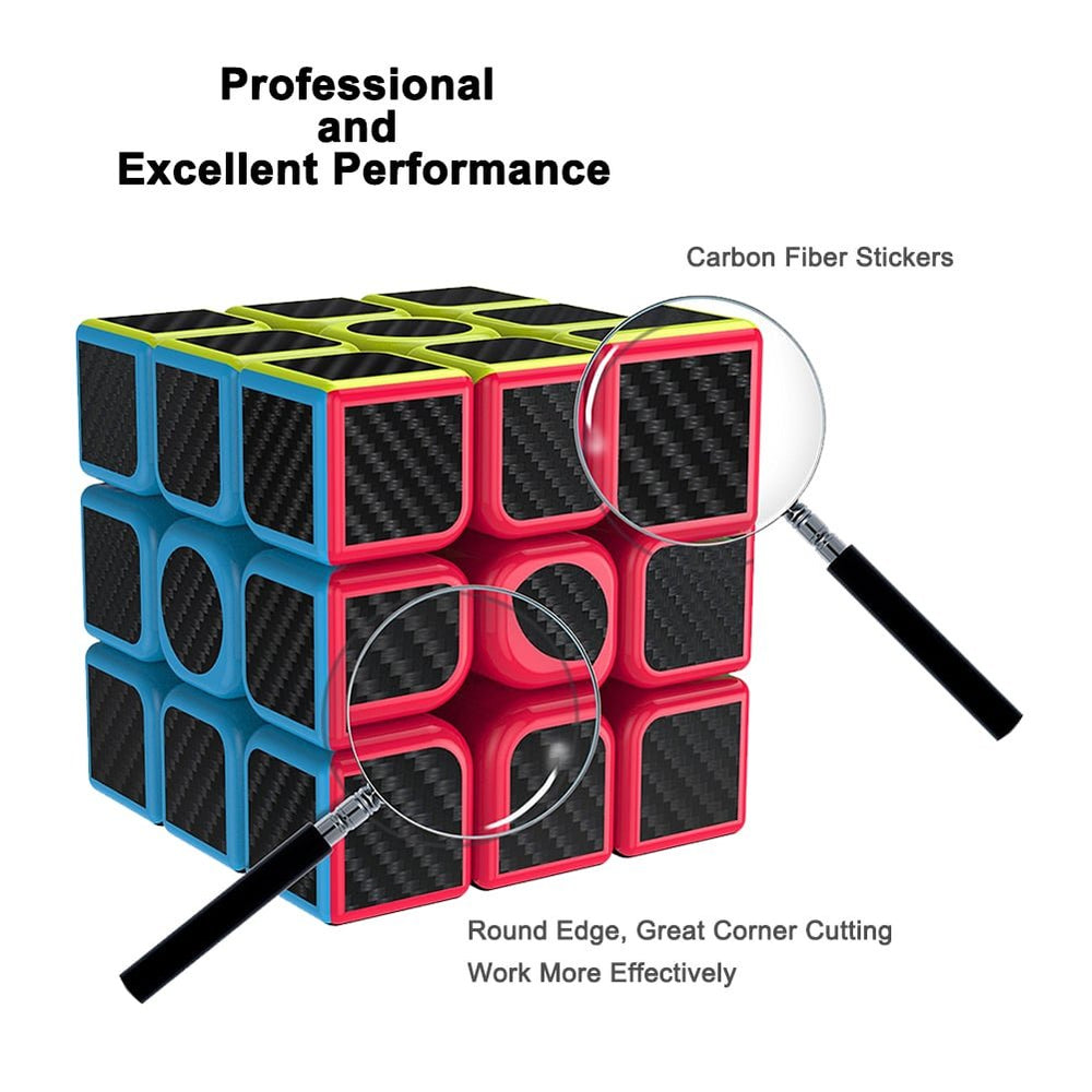 CFMOUR Original Speed Cube set unpacked, highlighting multi-size versatility.