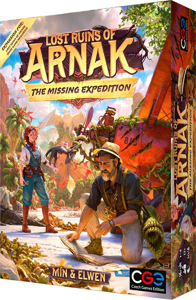 CGE Lost Ruins of Arnak Missing Expedition six-chapter campaign delivers replayable challenges for solo or co-op.