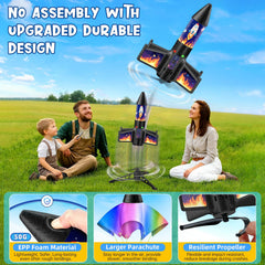 CGGSNDF rocket launcher with LEDs for night flights