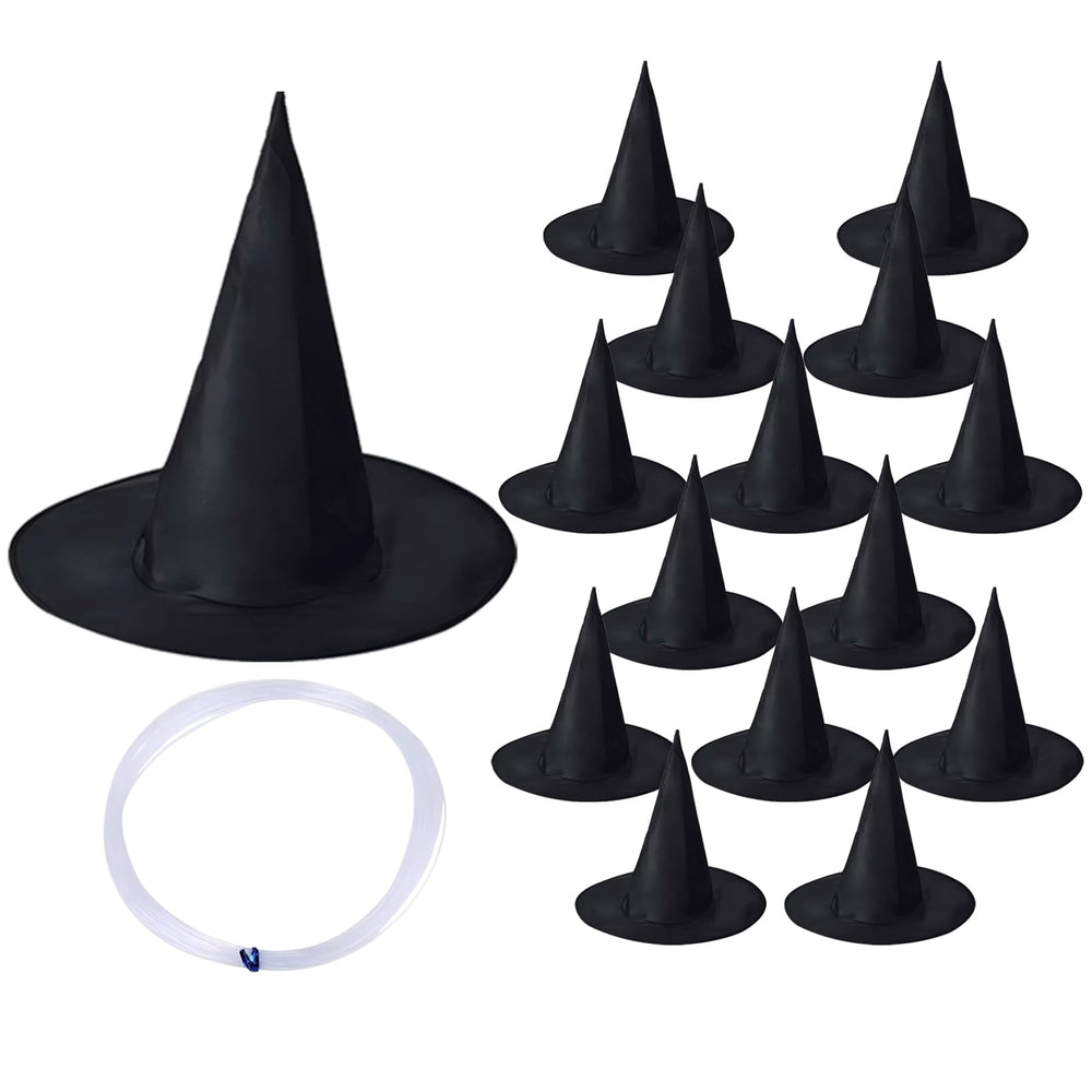 CGIYYAR 15-piece witch hats set ideal for versatile Halloween decor.