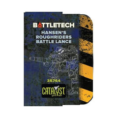 Catalyst Game Labs Hansen's Roughriders Battle Lance in heroic pose, ideal for epic BattleTech battles.
