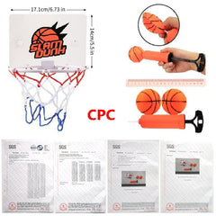 CGRTEUNIE Congerate Slam Dunk backboard dimensions shown for space saving