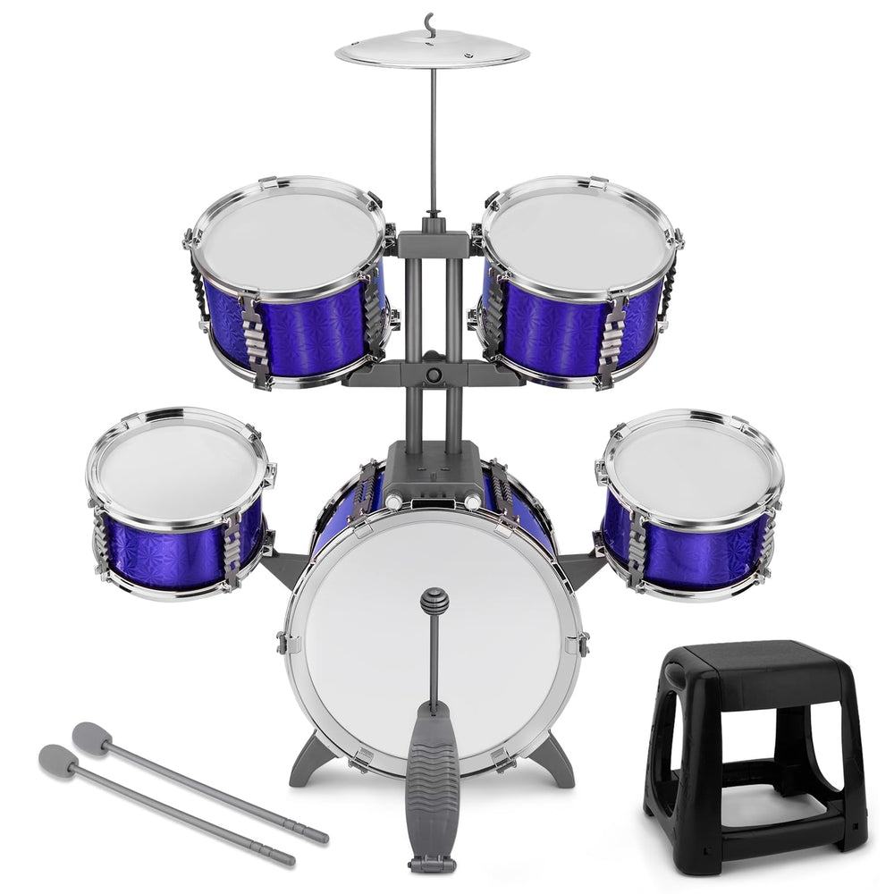 CHADRIGIVS kid playing drum set for imaginative rhythm practice