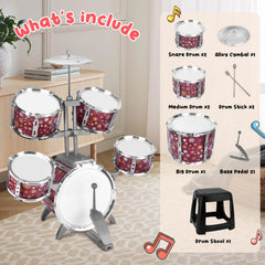CHADRIGIVS red cymbal providing bright shimmer for dynamic play