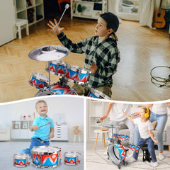 CHADRIGIVS toddler drum set kid-friendly materials built for safety and durability