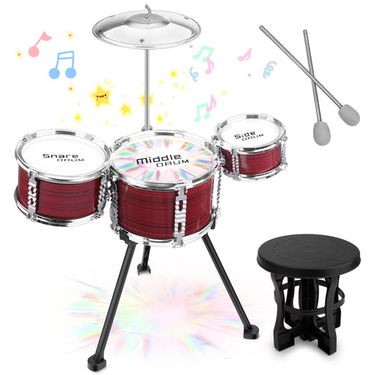 CHADRIGIVS toddler drum set with lights sparks multisensory play and music curiosity.