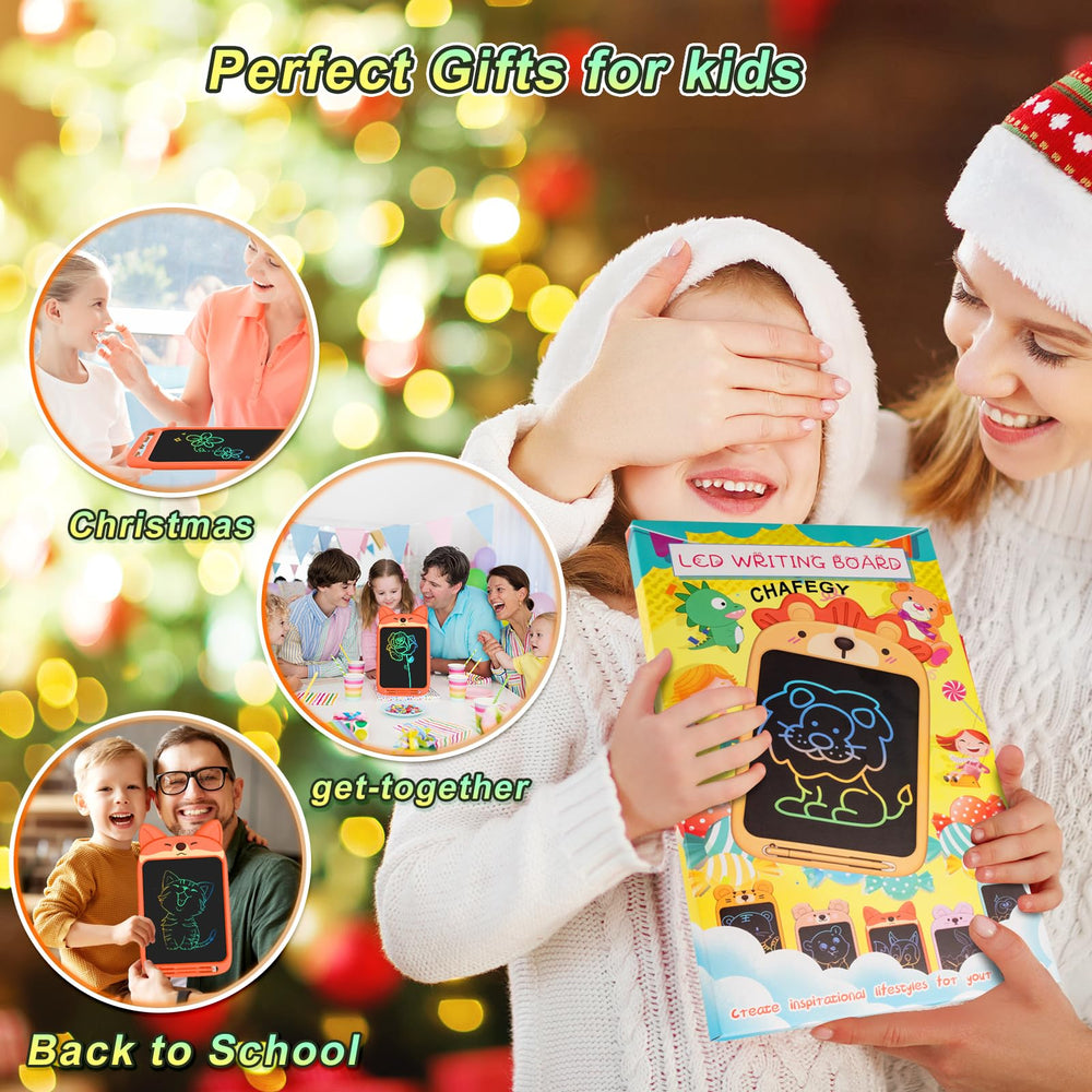 CHAFEGY Fox LCD Doodle Tablet anti-reflective screen reduces glare for outdoor use.