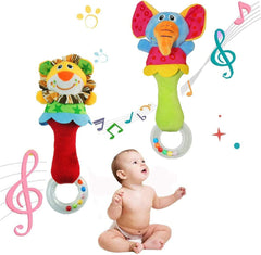 CHAFIN Multi-texture sensory rattle invites exploration and play.