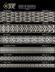 Assorted clasps included for secure closures in Chainmail Joe projects.