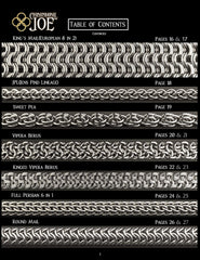 Seven ring sizes provide versatility for various weave projects with Chainmail Joe.