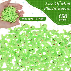 Chalyna resin babies light-green figures ideal for terrariums and moss landscapes.