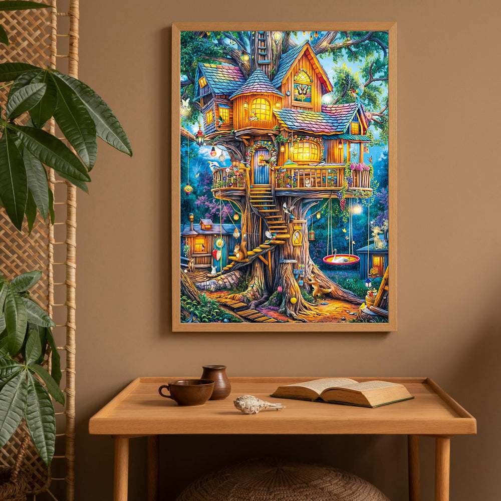 Chalzidar Elf Tree packaging and poster showcase, great as a gift option.