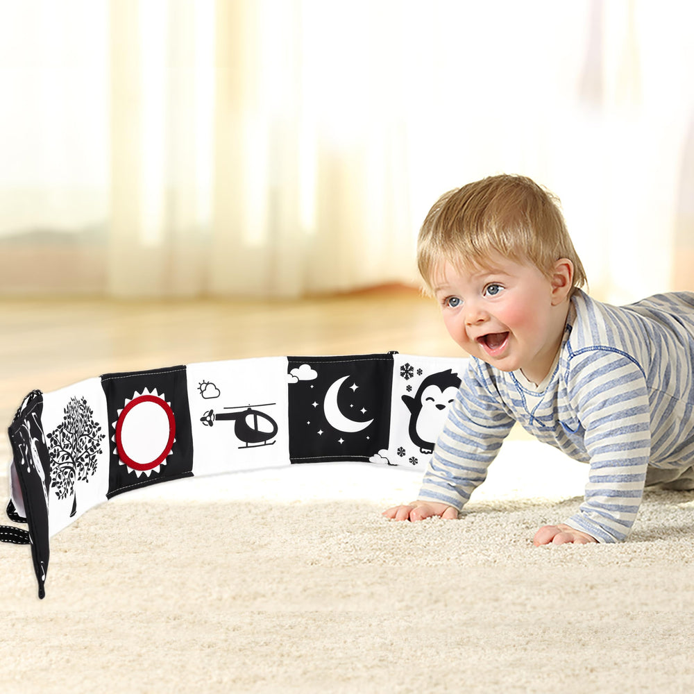 Chambom soft, durable sensory book for gentle handling.