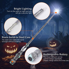ChampWe Wizard Wand with spellbook supports imaginative pretend play