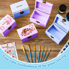 Chapou compact piggy bank box with dimensions 4.72 by 3 by 3.23 inches