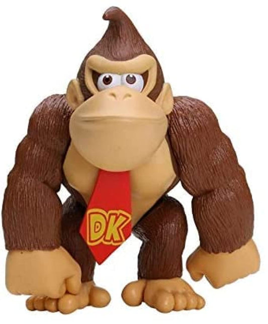 Character Options Donkey Kong 6-inch action figure, display-ready collectible for fans.
