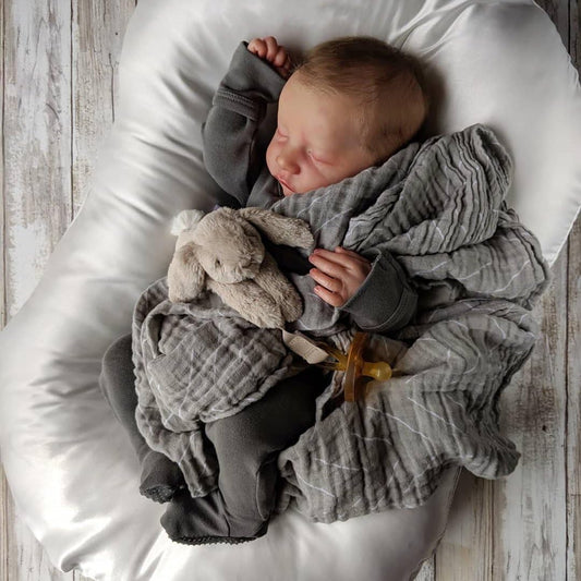 CHAREX Reborn baby doll boy, 18-inch realism for imaginative play and gifts