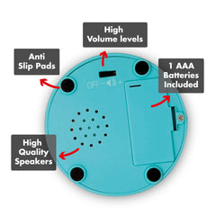 Charlie's Treasures Kids Joke Button volume control for adjustable sound in various spaces
