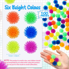 Charniol Spiky Ball closeup texture shows soft elastic material for safe soothing handling
