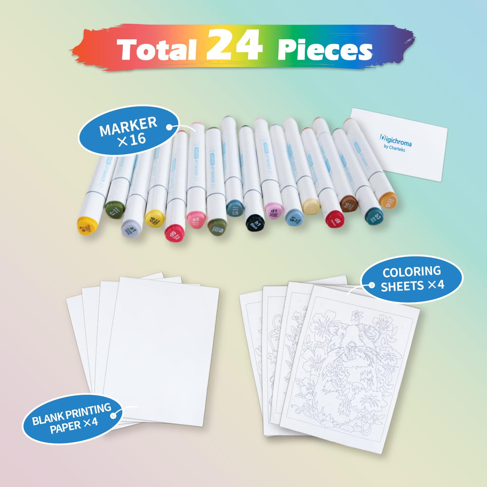 CHARTEKS Digichroma gift idea for kids ages 6-12 with screen-free fun.