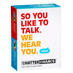 CHATTER CHANCE School cards with open-ended prompts spark classroom dialogue and engagement.