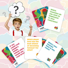 CHATTER CHANCE School prompts help build trust and confidence during group discussions.