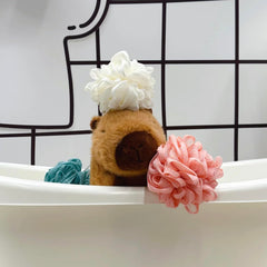 Kawaii-inspired design with bright eyes and gentle colors.