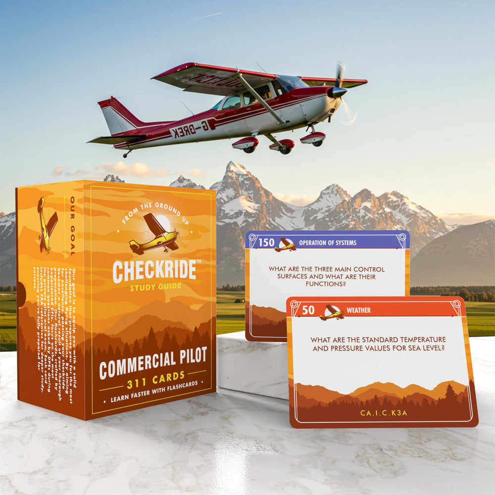 Checkride Study Guide deck with lifetime warranty endorsement