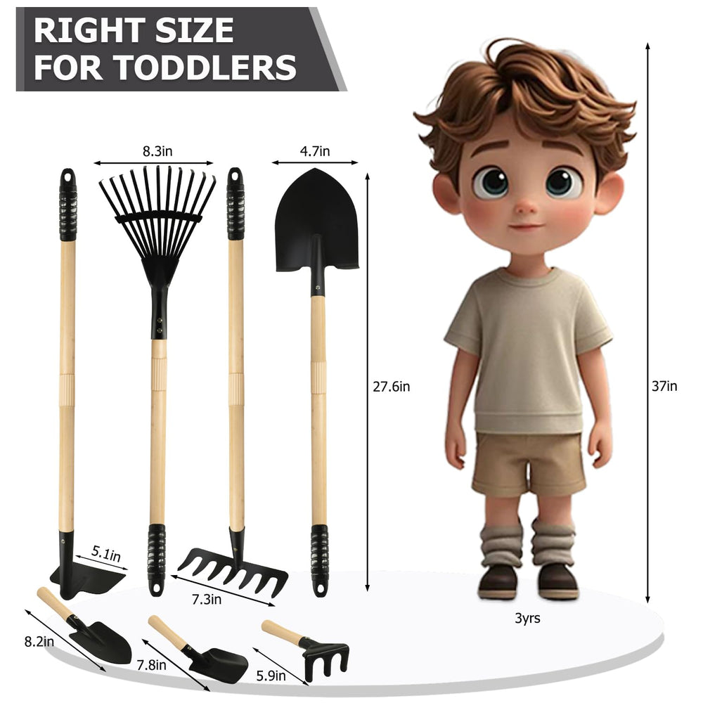 CHEERBANK kids hoe for light weeding and garden prep.
