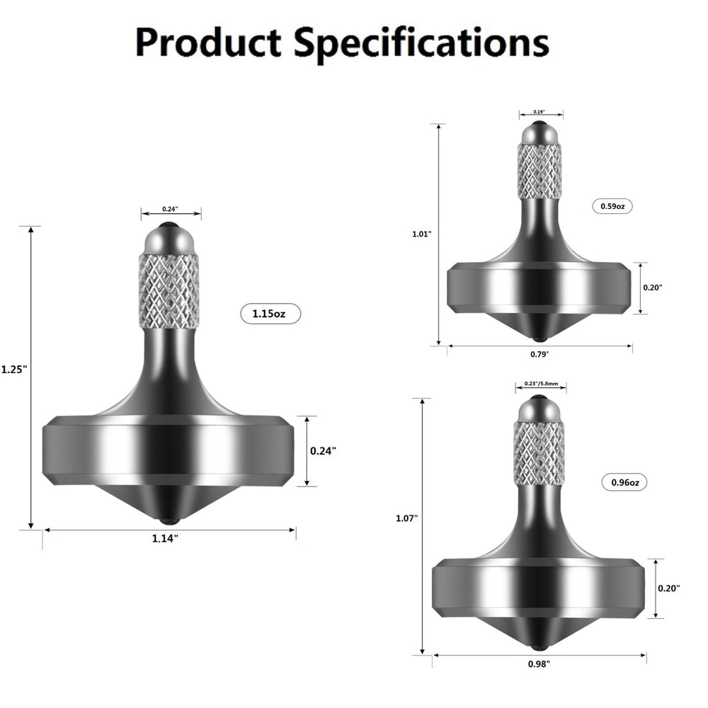 CHEETOP spinning top in hand prepared for a smooth, precise spin