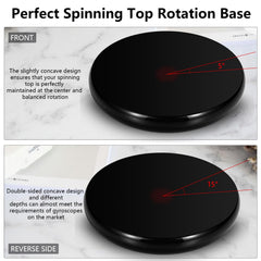 CHEETOP 10cm diameter base provides ample surface area to start spins confidently.