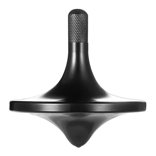 CHEETOP stainless steel spinning top on black surface with long spin time