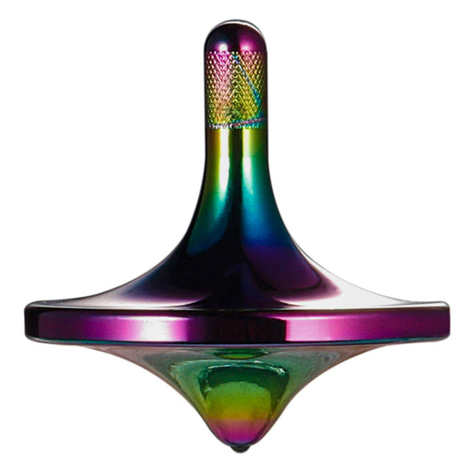 CHEETOP iridescent top with 34mm diameter for long spins