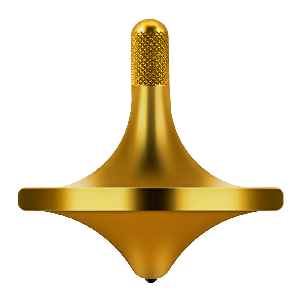 CHEETOP stainless steel spinning top in bronze, smooth finish and long spin