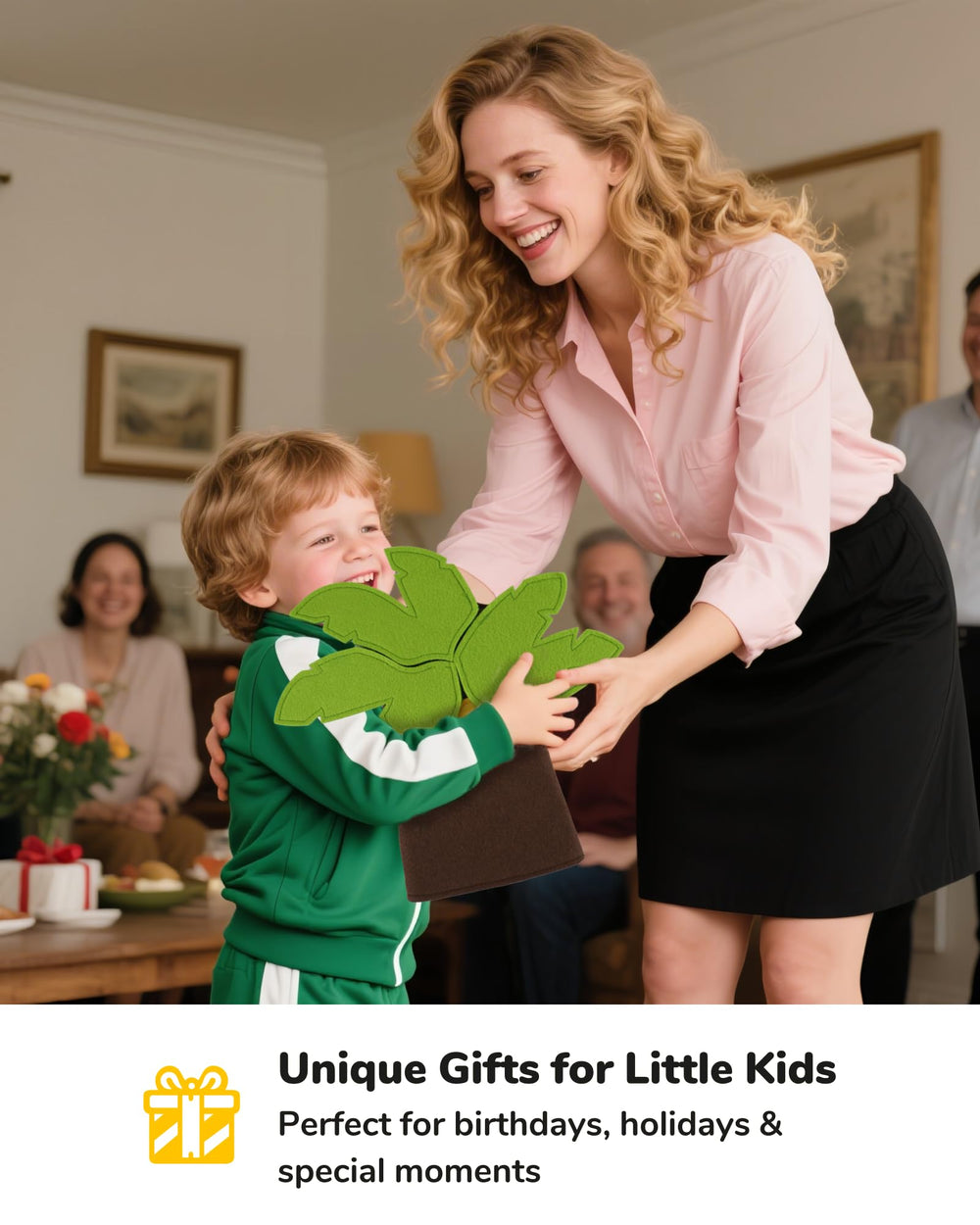 CHEFAN gift-ready alphabet tree, ideal for birthdays or holidays.
