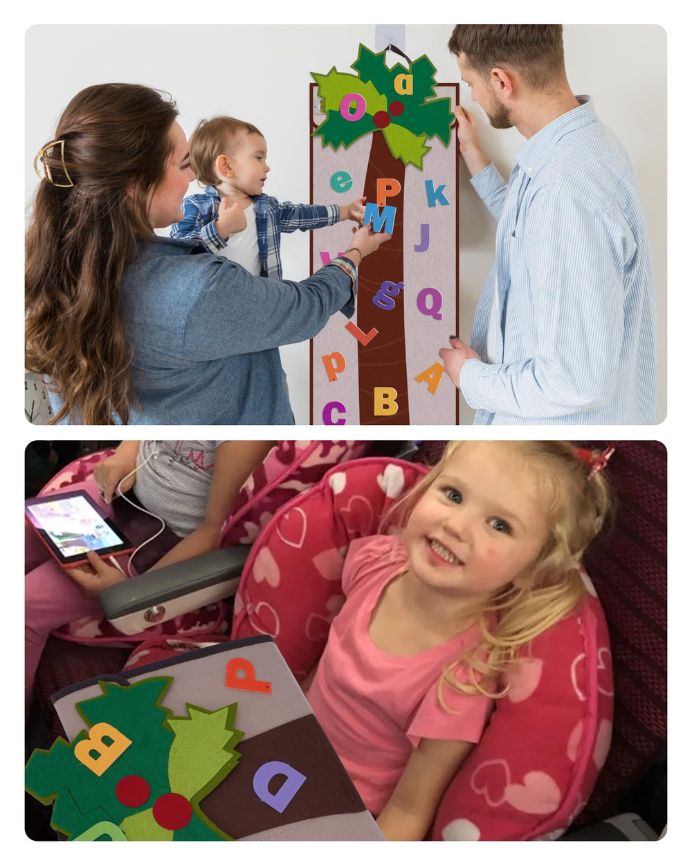 CHEFAN Letter Tree ideal for home or classroom decor and learning
