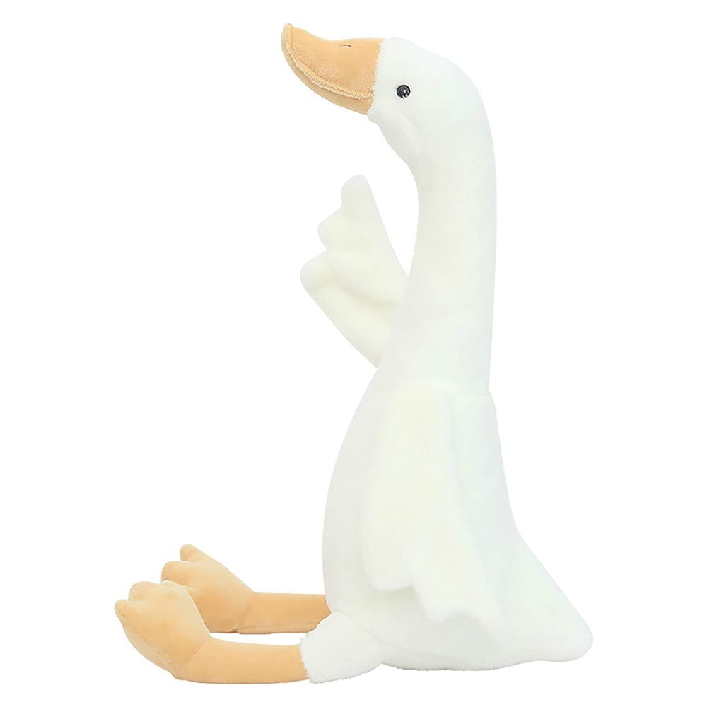 CHELEI2019 White Swan Plush front view shows a 50 cm cuddle size for kids