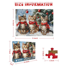 CHengQiSM 1000-piece puzzle includes a poster to guide assembly