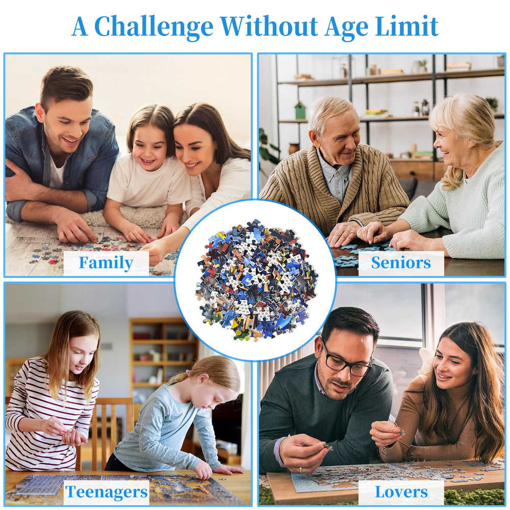 CHengQiSM adult puzzle 1000-pieces features detailed artwork to stimulate creative thinking