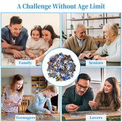 CHengQiSM adult puzzle 1000-pieces features detailed artwork to stimulate creative thinking