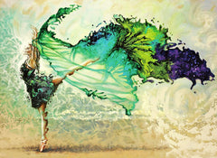 CHengQiSM Ballet Dancer puzzle cover with vivid artwork for engaging sessions