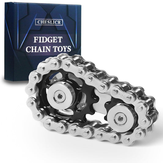 CHESLICR bicycle chain fidget toy assembly aids hands-on creativity.