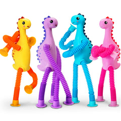 CHESLICR dinosaur telescope suction cup toy for hands-on exploration and motor skill practice