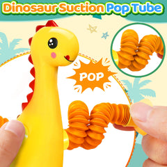 CHESLICR dinosaur travel toy packaging highlights compact stocking-stuffer design